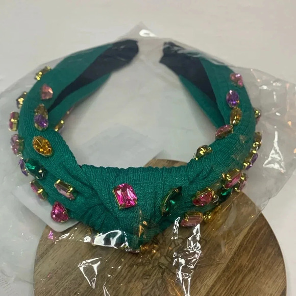 Bedazzled Knot Headband 2” New - Picture 7 of 7